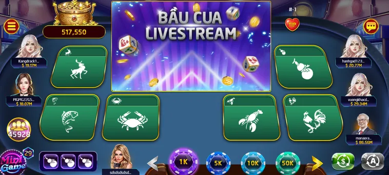 Bầu Cua Livestream Tại RikVip Đỉnh Cao Giải Trí Với Không Gian Cược Đầy Màu Sắc