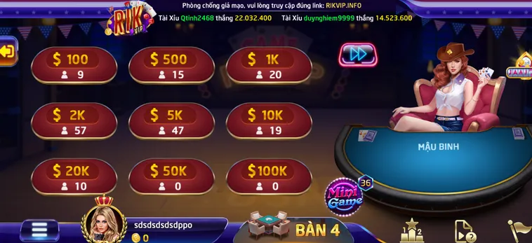 Trải Nghiệm Siêu Phẩm Game Mậu Binh Tại RikVip Với Cơ Hội Nhận Thưởng Khủng