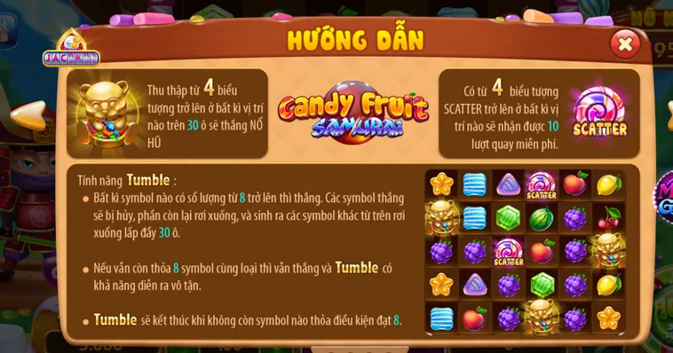 Nổ Hũ Candy Fruit Samurai Tại RikVip Đỉnh Cao Giải Trí Với Cơ Hội Thắng Lớn Hấp Dẫn