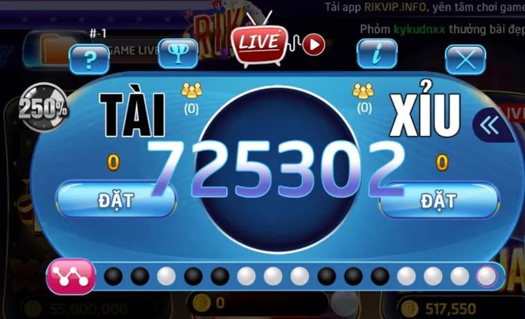 Chinh Phục Đỉnh Cao Tài Xỉu Livestream Tại RikVip Với Hệ Thống Trả Thưởng Hấp Dẫn
