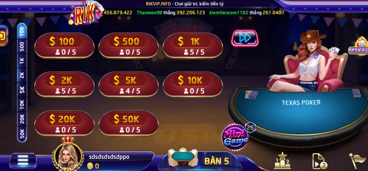Texas Poker Tại RikVip Điểm Đến Lý Tưởng Cho Những Tín Đồ Đam Mê Bài Trí Tuệ