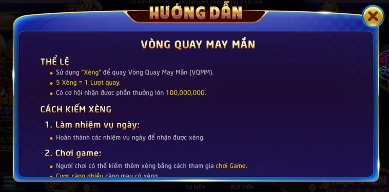 Khám Phá Minigame Vòng Quay May Mắn Tại RikVip Nhận Thưởng Khủng Mỗi Ngày Siêu Đỉnh