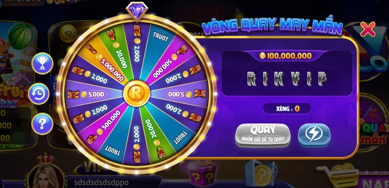 Khám Phá Minigame Vòng Quay May Mắn Tại RikVip Nhận Thưởng Khủng Mỗi Ngày Siêu Đỉnh